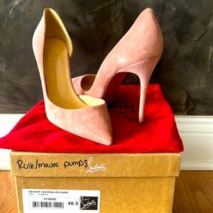 Christian Louboutins So Kate 100 Veau Velours… Size 40.5